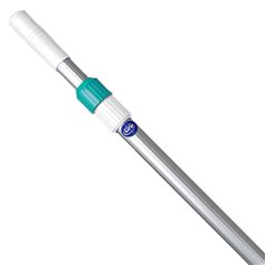 MANGO TELESCOPICO PLATEADO 2,40 M (2X1,20)