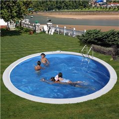 (420X150 ESPECIAL PARA ENTERRAR REF.PE4259) PISCINA SOLA GRE REDONDA ESPECIAL PARA ENTERRAR.