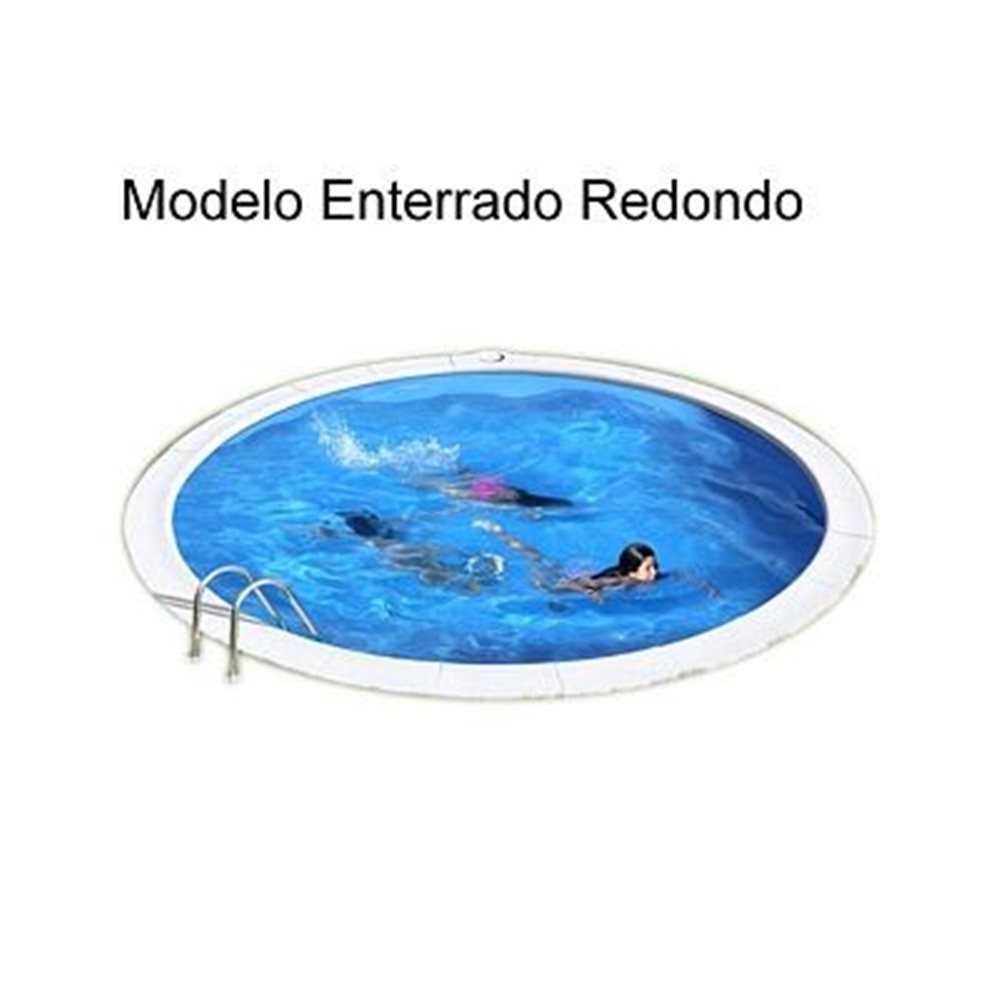 (350X150 ESPECIAL PARA ENTERRAR)SUPER OFERTA GRE - KIT ESPECIAL PISCINAS GALLEGAS ESPECIAL PARA ENTERRAR CHAPA DE ACERO BLANCA R