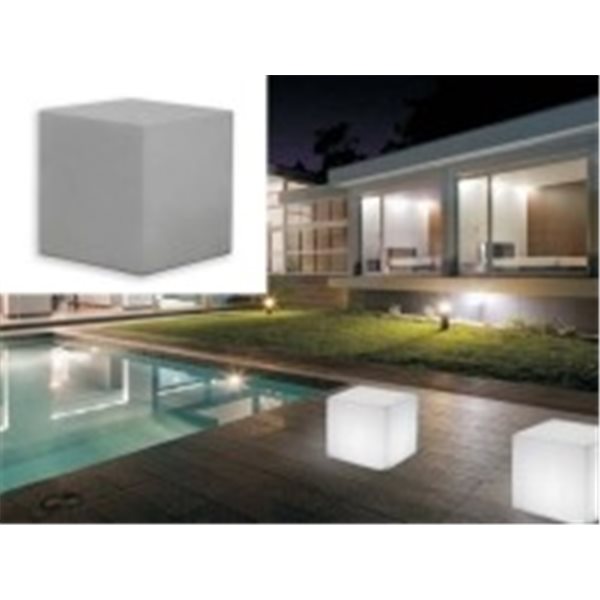 CUBO ILUMINADO BLANCO 43X43